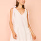 Adoncia mini dress in white/pink