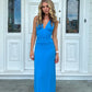 Leni maxi dress sapphire