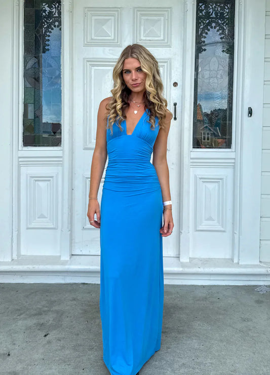 Leni maxi dress sapphire