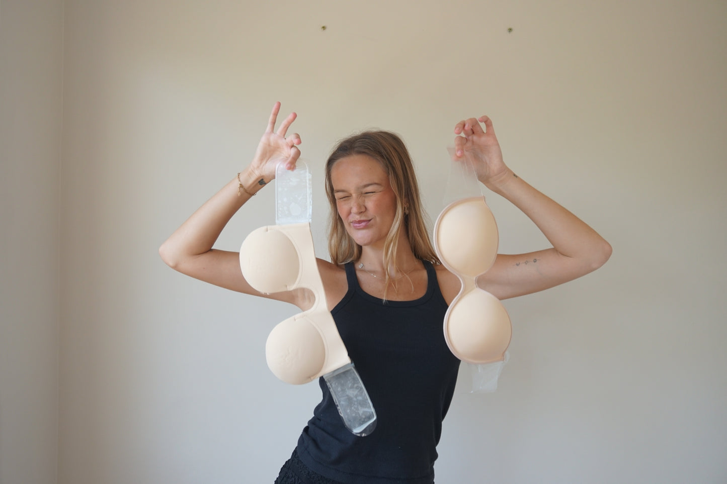Stick-On U-Plunge Bra