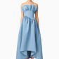 SALE - Laurel sleeveless maxi dress in Steel Blue (L)