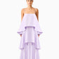 Tilly Tiered maxi dress in purple