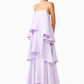 Tilly Tiered maxi dress in purple