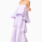 Tilly Tiered maxi dress in purple