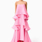 Tilly Tiered Maxi Dress in Pink