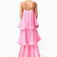 Tilly Tiered Maxi Dress in Pink