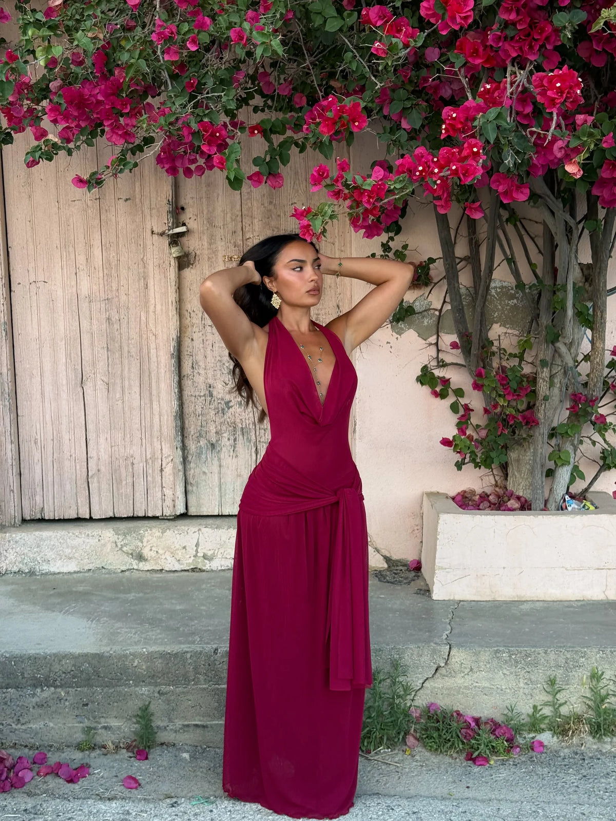 Yosei Dress in Red
