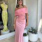 Nico Off Shoulder Maxi Dress candyfloss