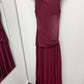 SALE - The silas mesh dress plum (XL)