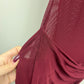 SALE - The silas mesh dress plum (XL)