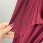 SALE - The silas mesh dress plum (XL)