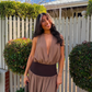 Ophelia dress brown