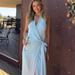 Soneva Wrap Dress Arctic Blue
