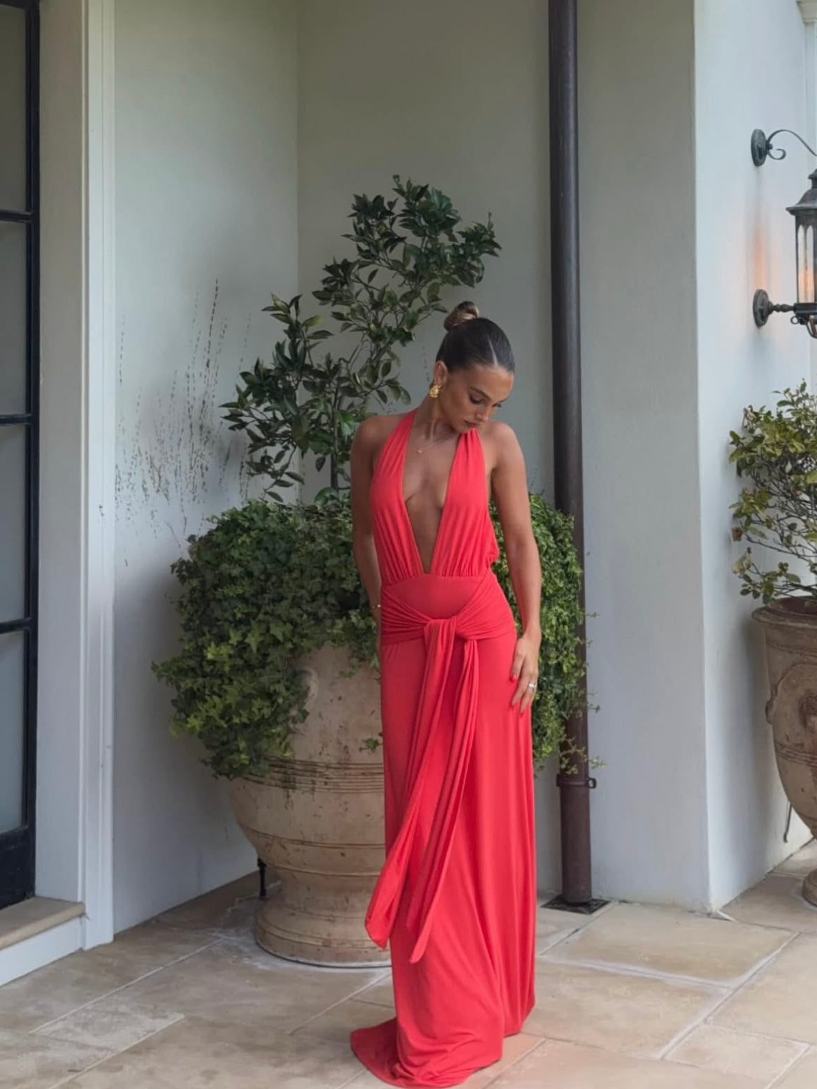 Jasmine maxi dress geradine