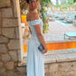 Field Of Dreams Maxi Dress soft blue