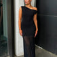 Indigo twist dress black