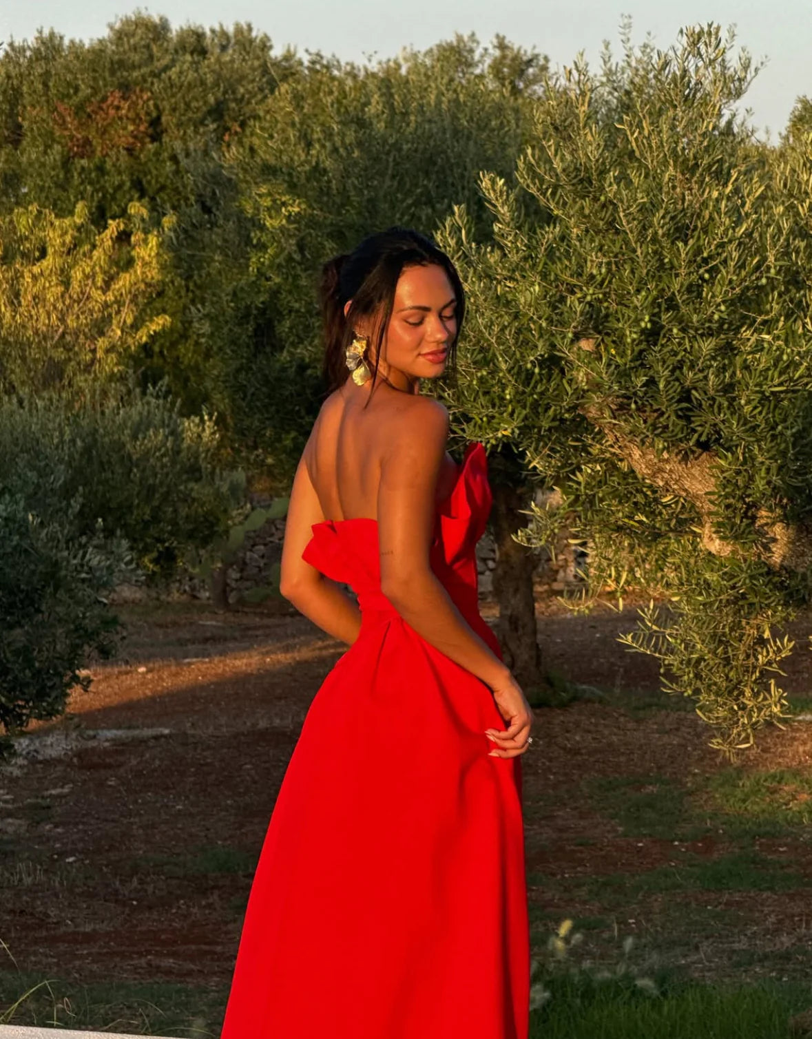 Laurel Sleeveless Maxi Dress In Red