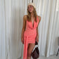 Olivia mini dress peach