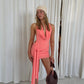 Olivia mini dress peach