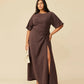 Madrid sleeved gown java