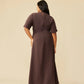 Madrid sleeved gown java