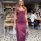 Atlein Gown Plum