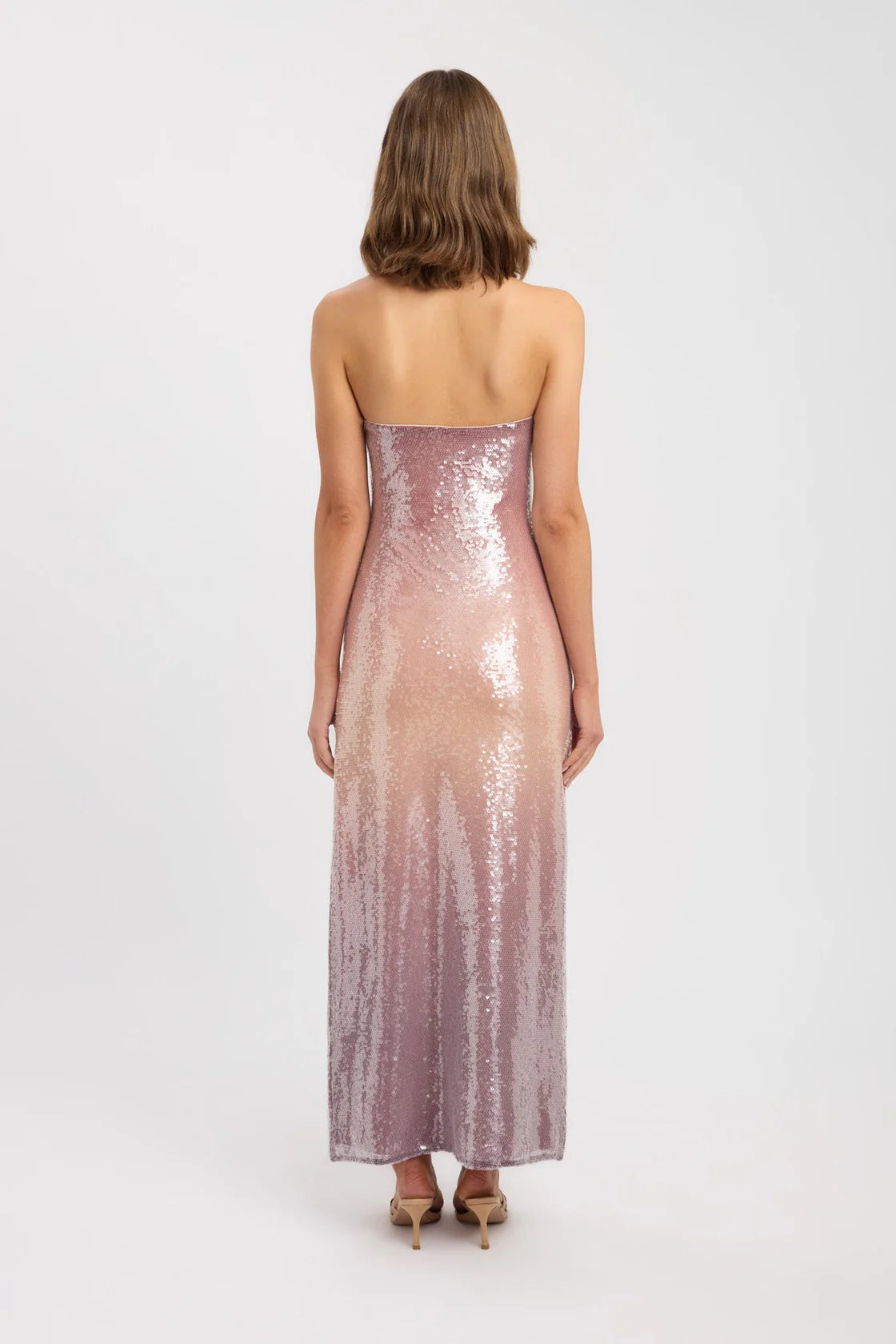 Limy Strapless Maxi Dress burgundy