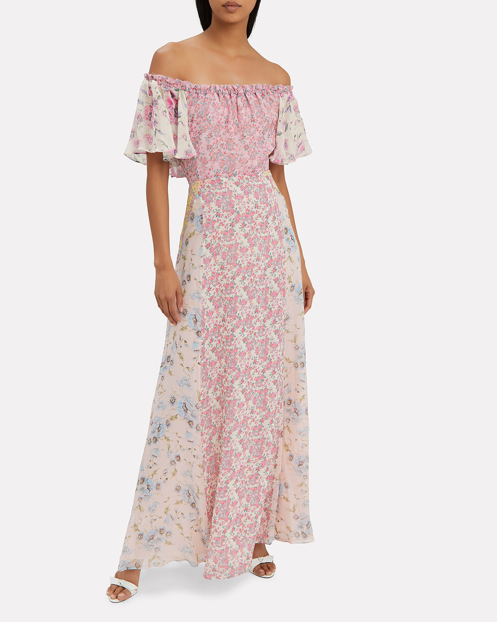 Evelyn Mixed Floral Dress