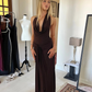 Nadia dress brown