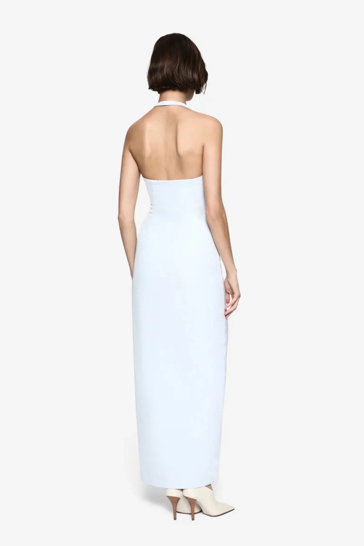 The Lusi crepe dress skywriting