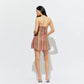 Madrid mini dress liquorice stripe