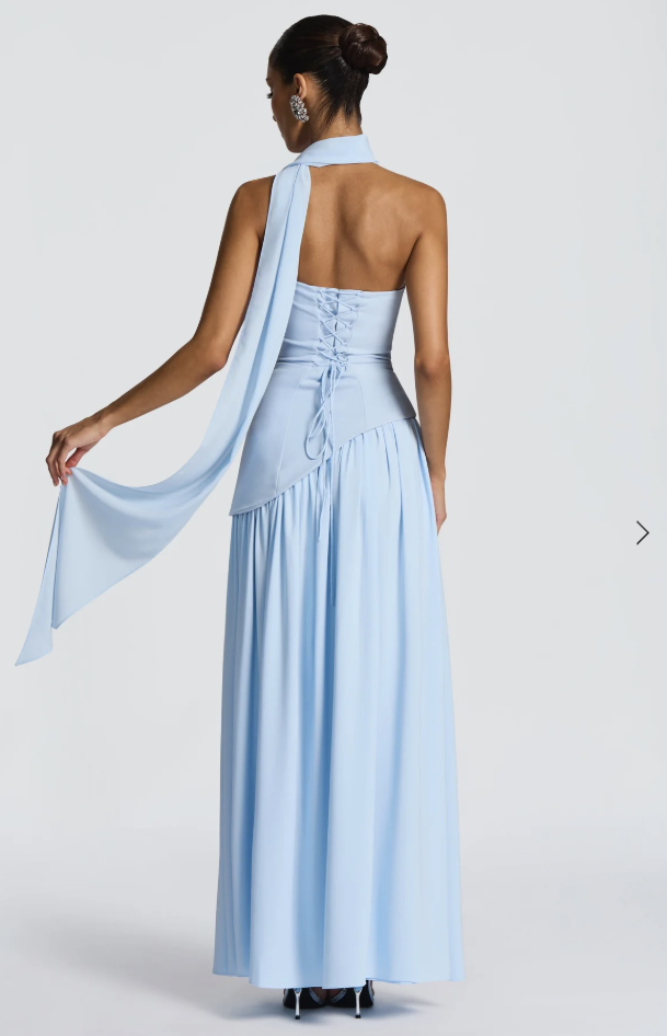 Maliyah maxi dress baby blue