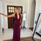 Nadia dress burgundy