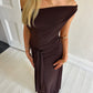 Nadia dress brown