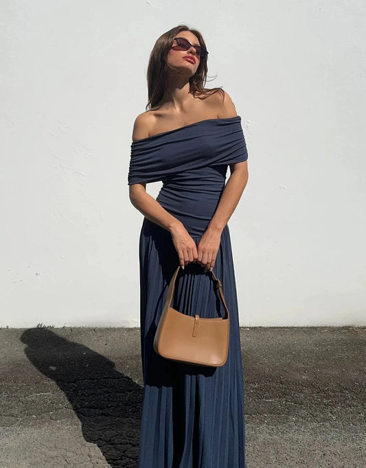 Field Of Dreams Maxi Dress navy