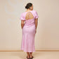 Kos linen dress pink