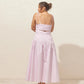 Trulli maxi dress lilac candy stripe