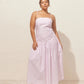Trulli maxi dress lilac candy stripe