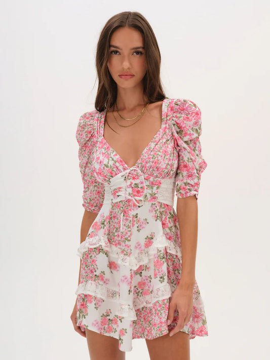 Rosalyn mini dress pink