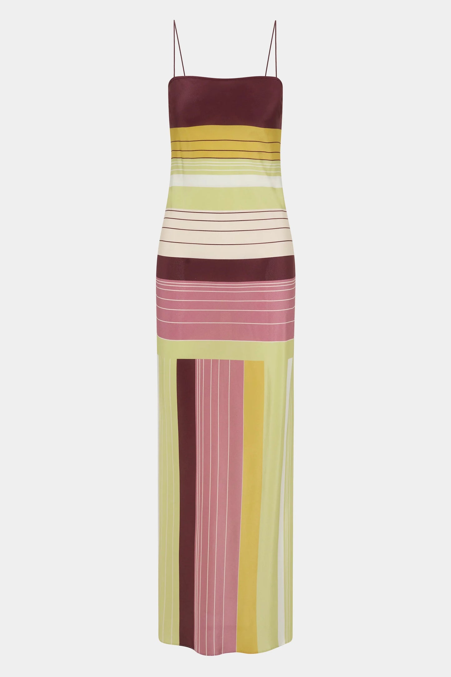 Fontana slip dress elisa stripe