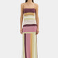 Fontana slip dress elisa stripe