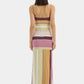 Fontana slip dress elisa stripe