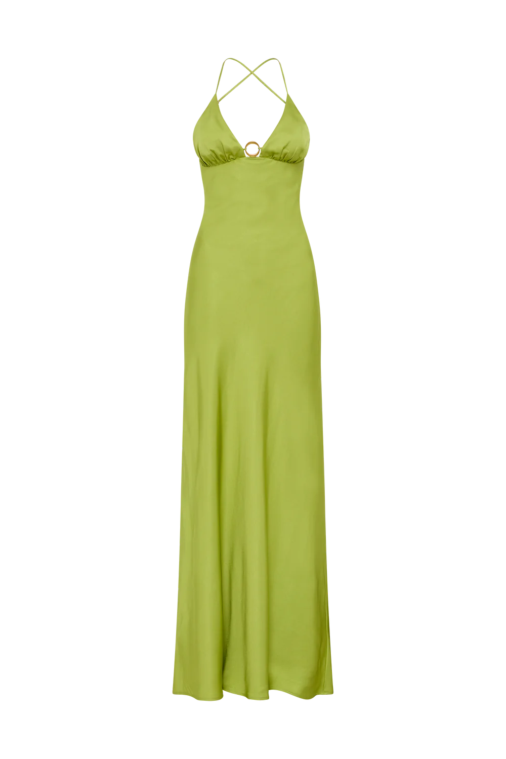 Like a charm slip dress green