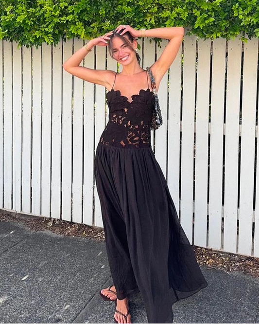 Stephanie Maxi Dress Black