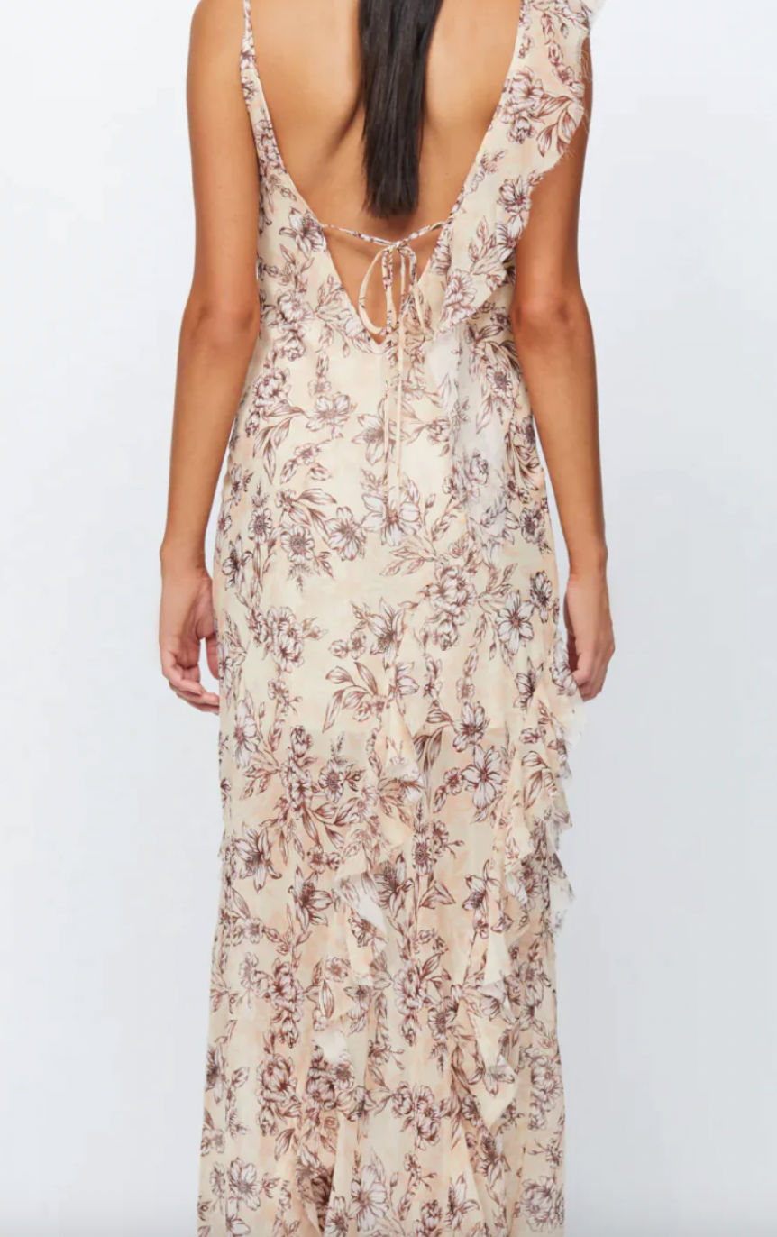 Courtney Frill Maxi Dress - Florence Floral