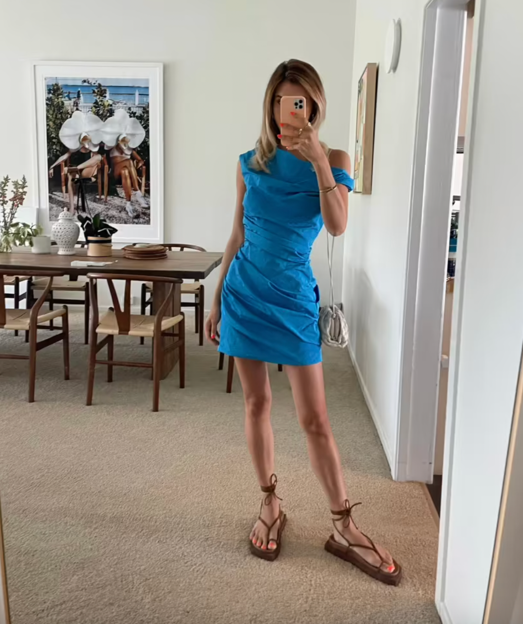 Remmy mini dress turquoise