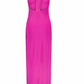 Halter Maxi Dress Fuchsia