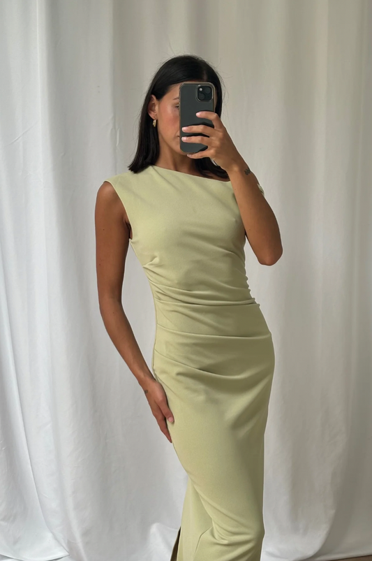 Mika maxi dress sage