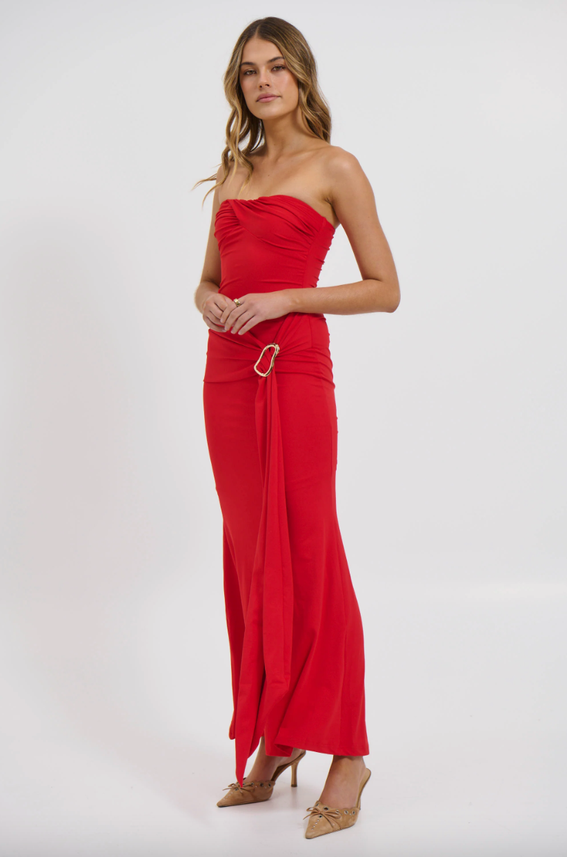 Kelly maxi dress cherry