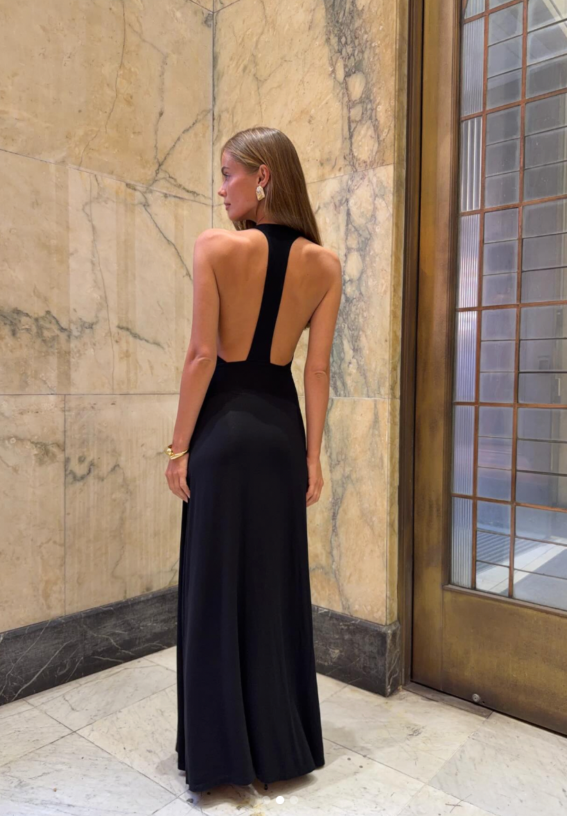 Jasmine maxi dress black